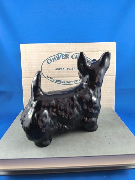 Terier szkocki Cooper Craft Anglia #pies #porcelana #dekoracja