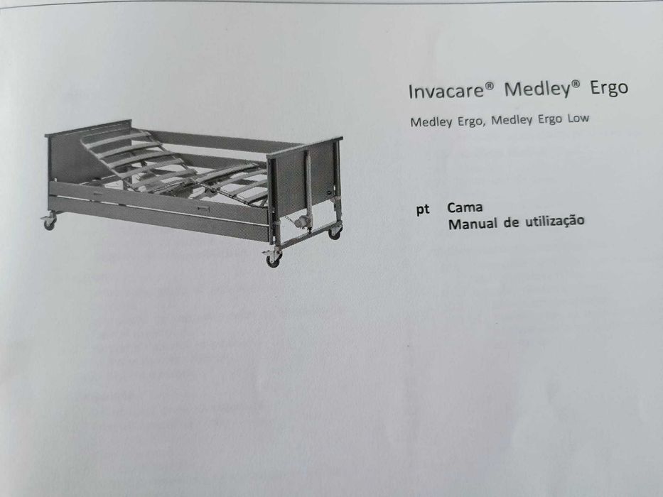 Cama articulada com colchão anti escaras, tudo novo