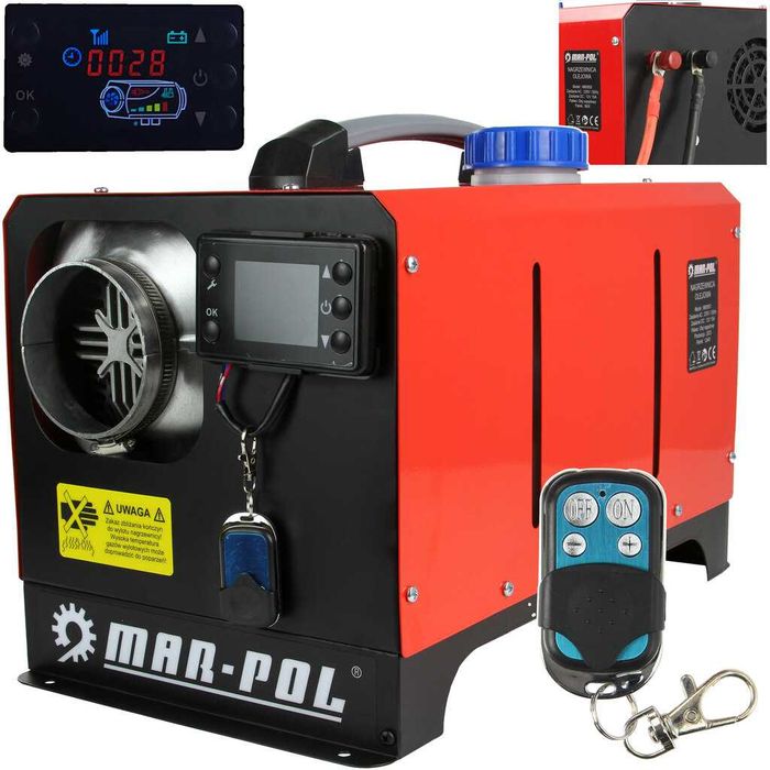 NAGRZEWNICA OLEJOWA 12kW /zamknięta komora spalania/ webasto 12v 230v