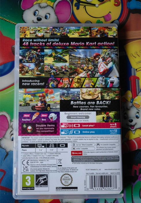 pudełko do gry mario kart 8 deluxe