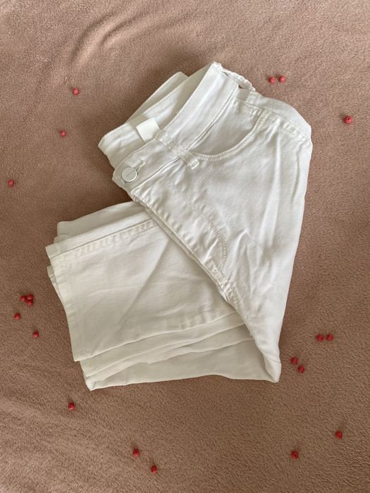 Spodnie białe 160cm