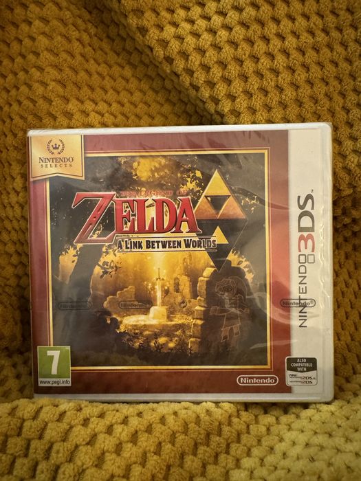 Zelda - A Link Between Worlds gra na nintendo 3ds okladka select