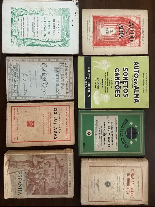 Livros de grandes autores da literatura portuguêsa