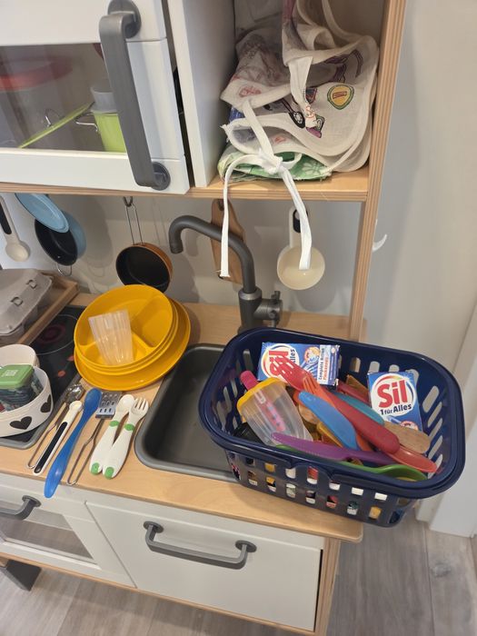 Cozinha de Brincar Ikea com utensílios