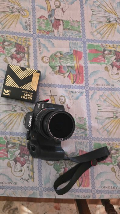 Canon R10 lente do kit + filtro CPL