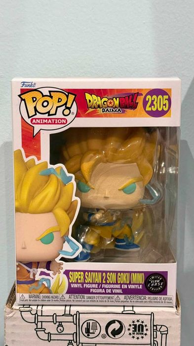 Funko Pop Dragon Ball Daima - Super Saiyan 2 Son Goku (Mini) #2305 Glow CHASE