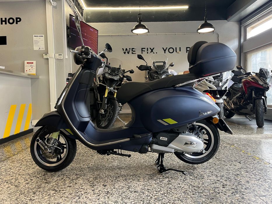 Vespa Primavera Tech 125 de 2024 Impecavel Top case