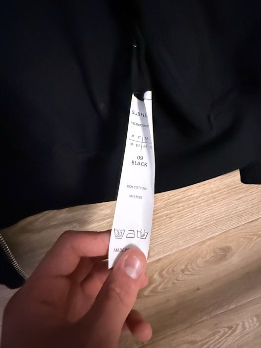 Rick owens zip чорная