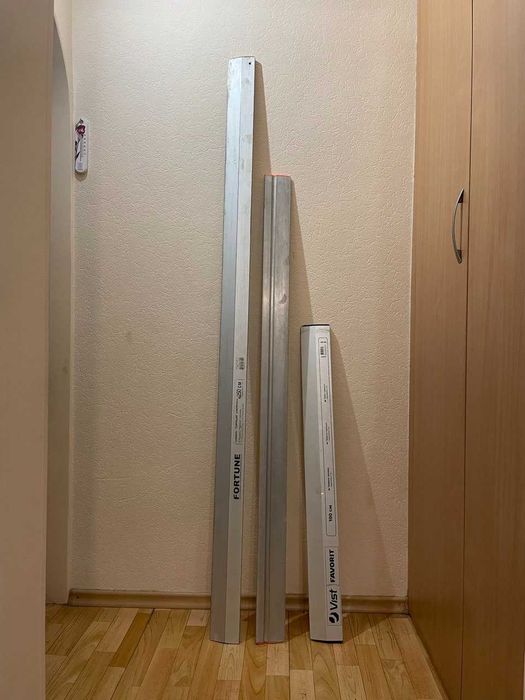 Правило строительное/штукатурное  "Трапеция" -3шт.(2м/1,5м/1м)