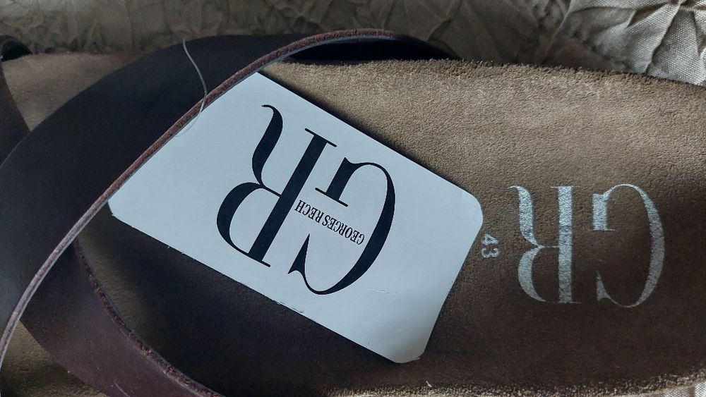 Klapki męskie Skórzane  Georges Rech 43