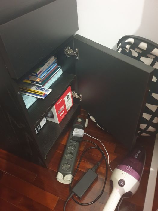 Secretária MALM (IKEA) cor preta