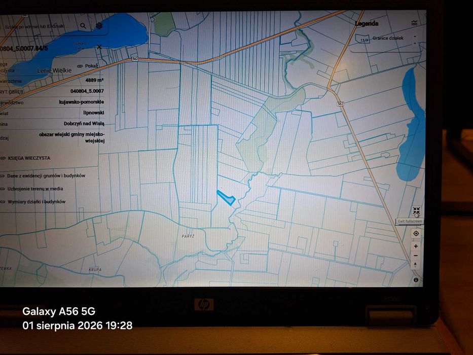 Działka rolna 3,9 ha