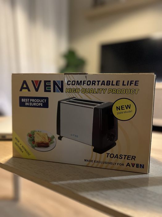 Toster AVEN – nowy, w pudełku