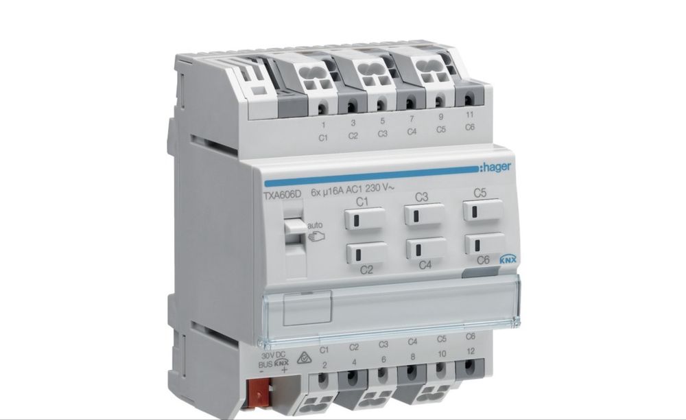 Cap KNX TXA606D Hager