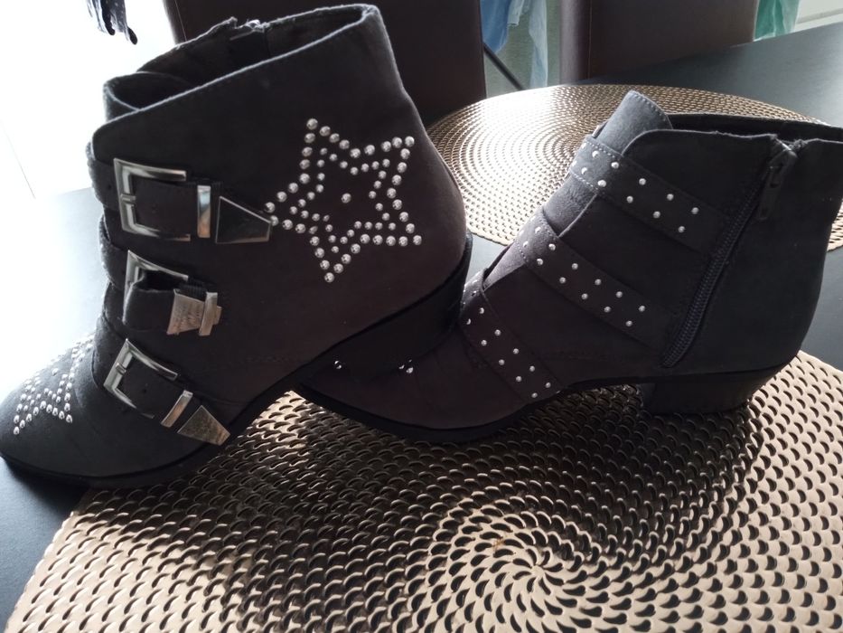 Botki przejściowe damskie r.37