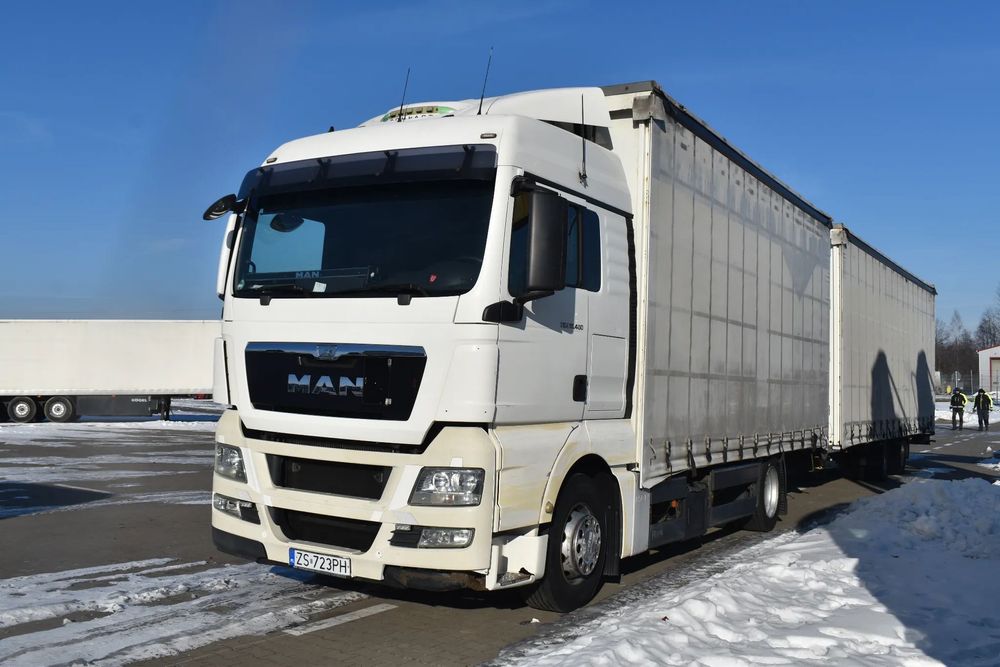 MAN TGX 18.400  [14634] EURO 5, Plandeka, ON+LPG