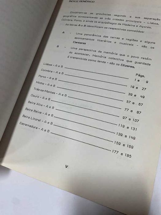 Livro - Memórias Cantares Dizeres ~ Portugal