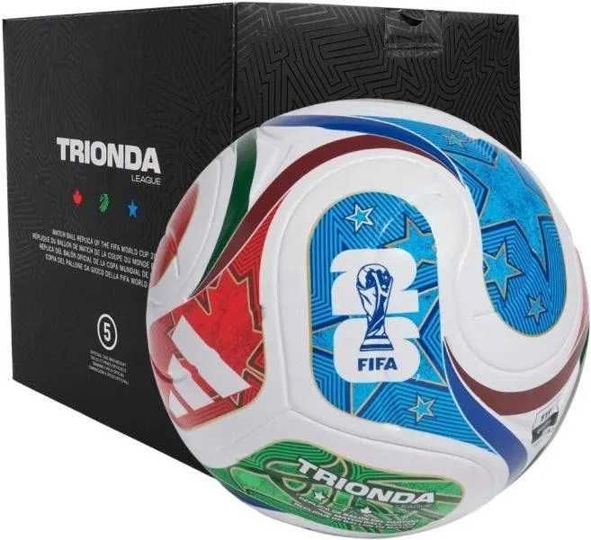 М'яч футбольний Adidas World Cup 26 Trionda League BOX JD8045 (р. 4-5)