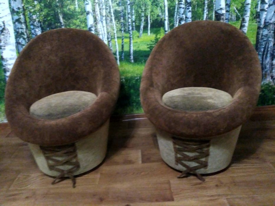 Крісло пуф-тюльпан