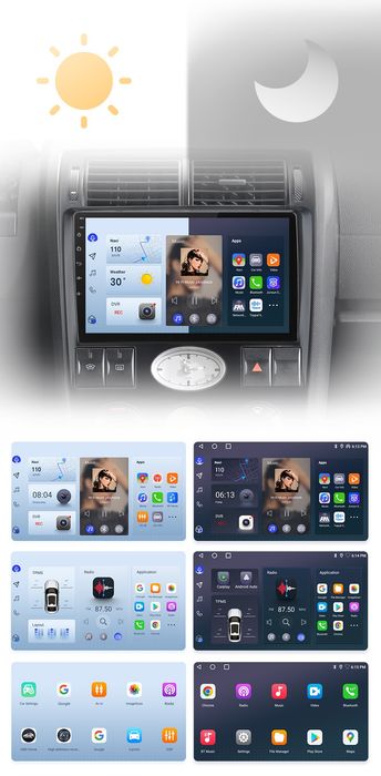 Rádio 9" android Ford Mondeo 3 CARPLAY WIFI GPS Novo