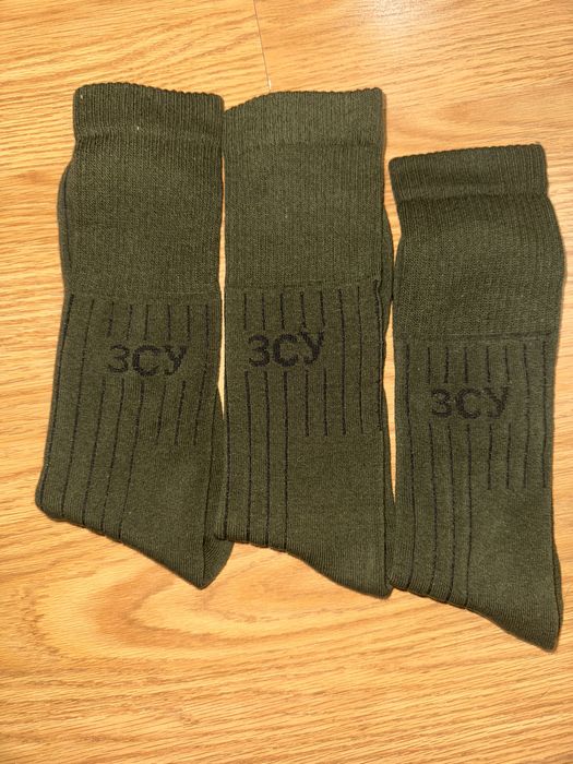 Шкарпетки (носки) ЗСУ зелені
