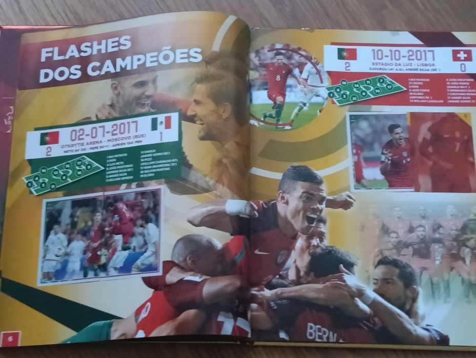 Caderneta Fome de Vencer e lote de cromos