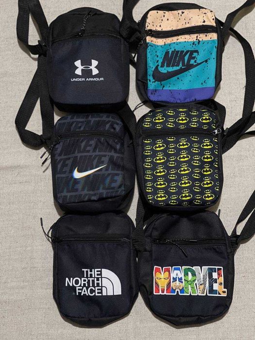 Опт 130грн, чоловіча барсетка, месенджер найк,пума, адідас.100+принтів