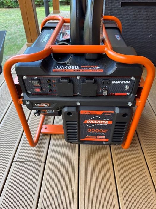 DAEWOO GDA 4600i AGREGAT inwertorowy 3500W + OLEJx2