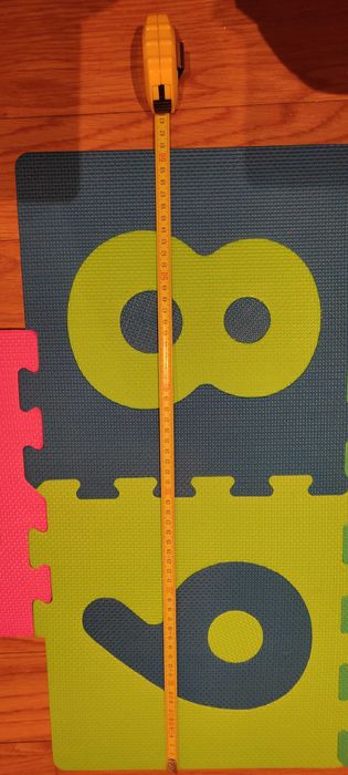 Tapete com jogo da macaca e puzzle em esponja + 4 malhas