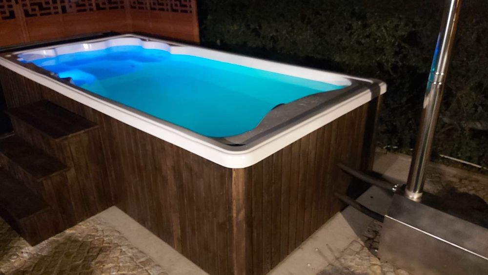 Basen KONGO 480 x 225 x 120cm Swim Spa Bania Balia Hydromasaż Hot tub