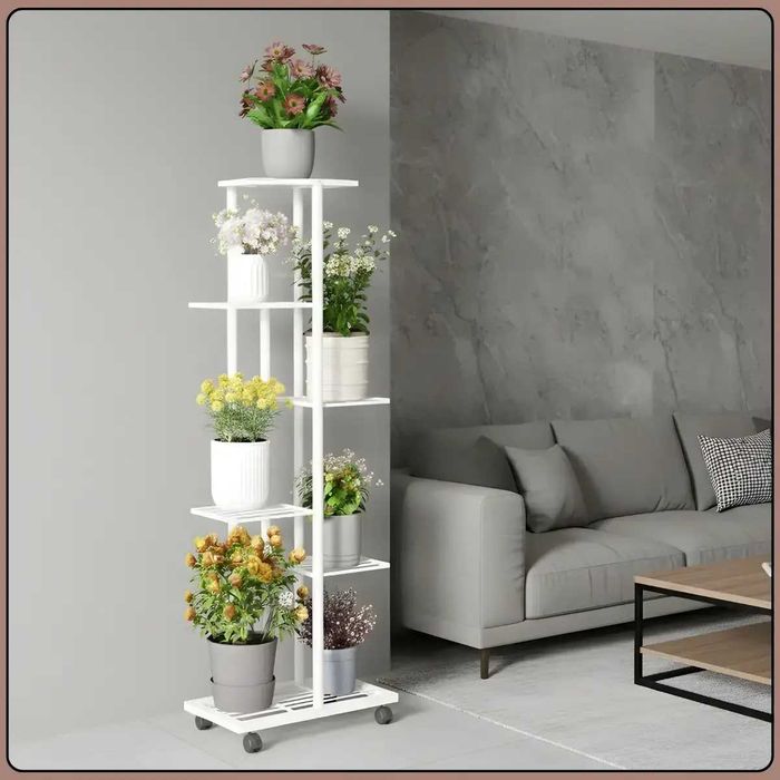 Підставка для квітів стійка 6-ярусів полиця Подставка для цветов полка