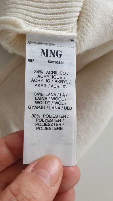 Sweter Mango S z wełną