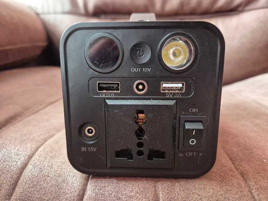 Портативна зарядна станція 200Вт, 50000мАг (220В + USB + DC) OKD-200 / Зарядна електростанція для дому