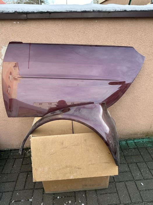 Smart fortwo II Lewa strona panel drzwi i błotnik tył idealne zestaw