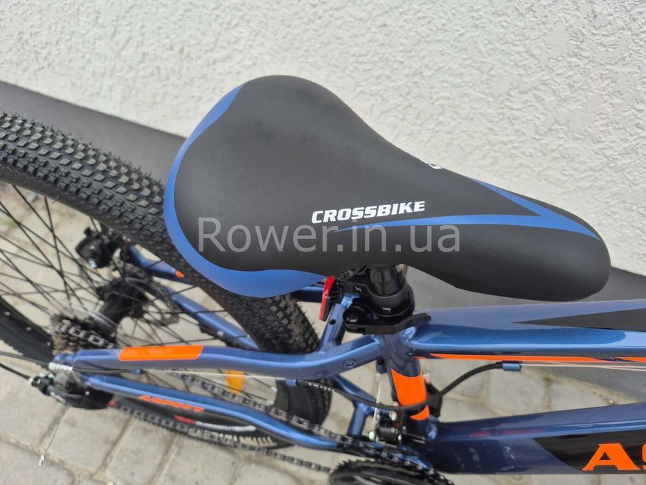 Дитячий гірський алюмінієвий велосипед для 8-12 років Crossbike 24" Aspect Рама 11" blue