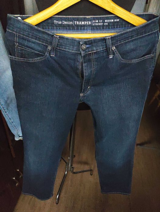 Джинсы Mustang Tramper jeans Germany w35 stretch navy.