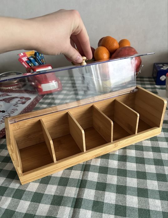 Органайзер деревяний на 5 відсіків