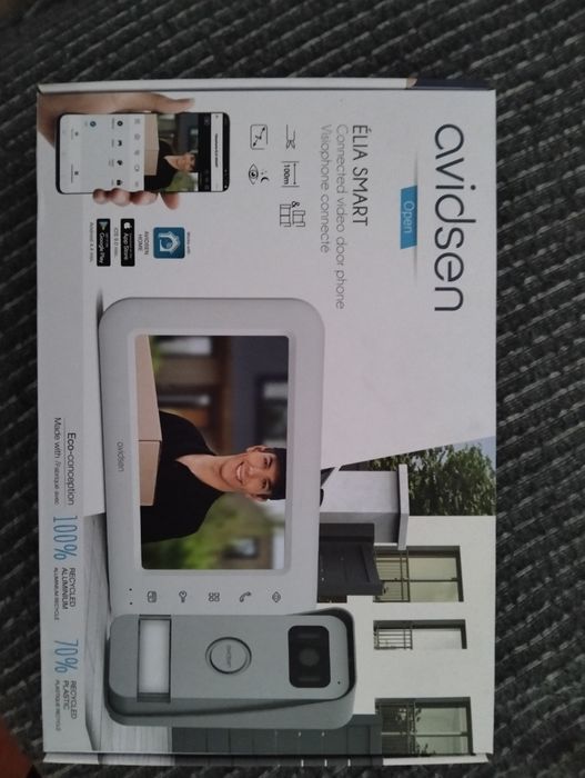 Campainha com câmera e ecrã