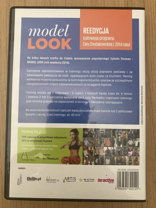 Płyta z ćwiczeniami Ewy Chodakowskiej