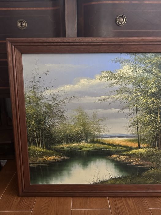 Quadro pintura à mão