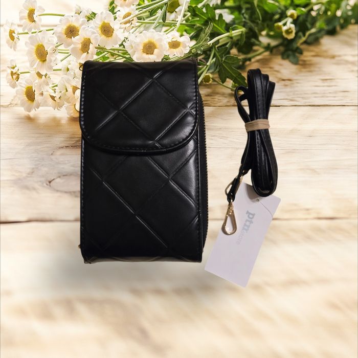 Mala/bolsa a tiracolo preta