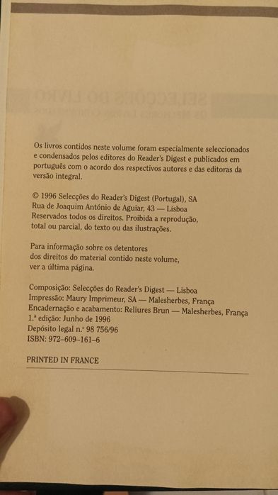 Coleção readers Digest