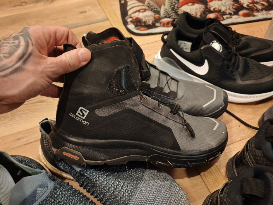 Zestaw butów Salomon Nike Timberland adidas