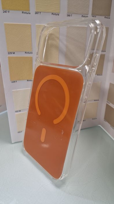 Glossy Magsafe Case do Iphone 17 Pro Max pomarańczowy