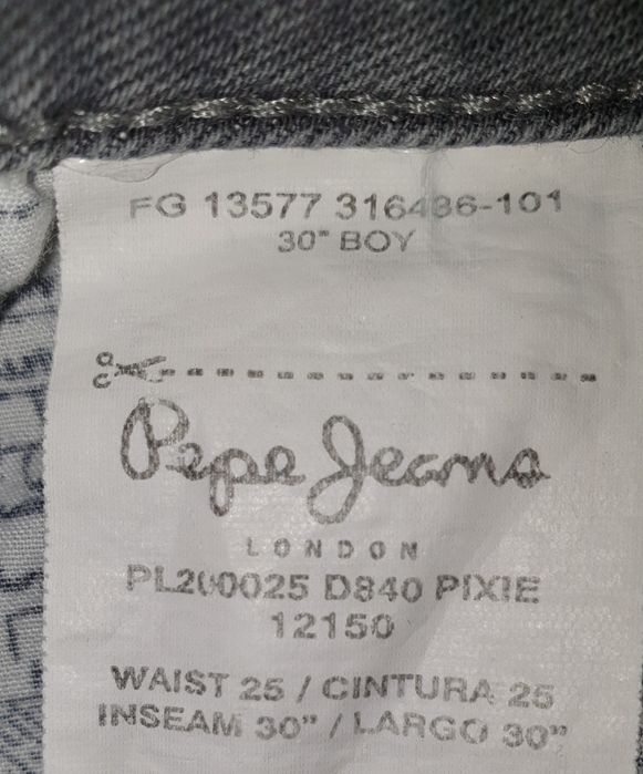 Spodnie, jeansy damskie/ dziewczęce Pepe Jeans, rozmiar 25/30, Skinny