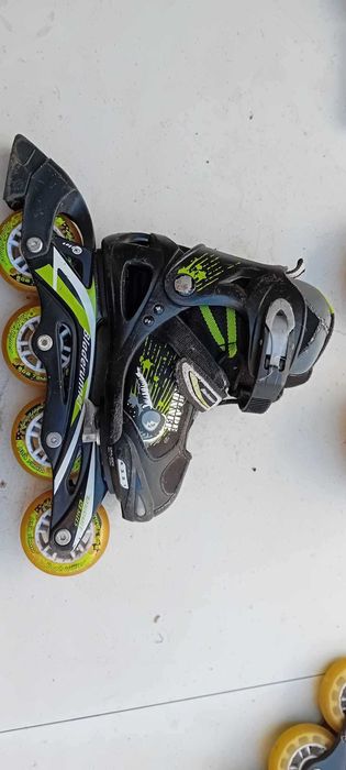 Patins em linha criança com luz LED