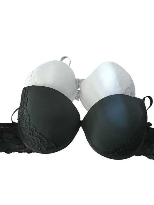 zestaw 3 biustonosze staniki 85c