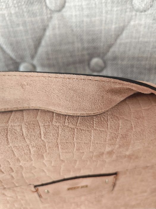 Różowa torebka zamszowa Parfois