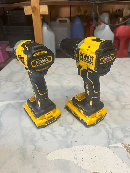 Dewalt Zestaw Narzędzi wkrętarka, zakrętarka i 2x bateria 2AH