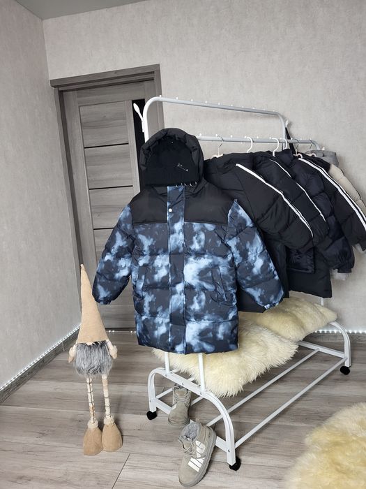 нереально крутий пуфер, подовжена куртка-пальто унісекс